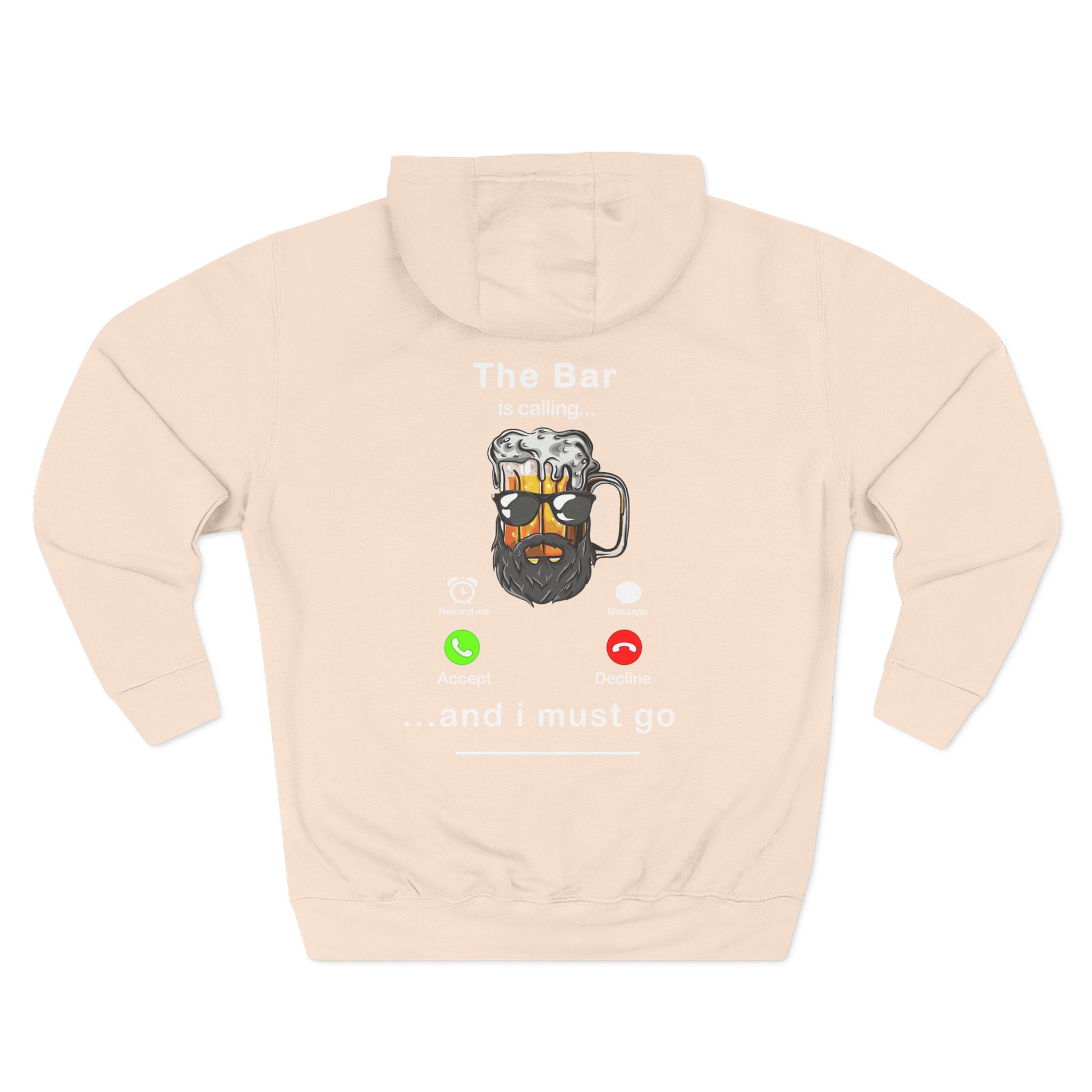Three-Panel Fleece Hoodie
