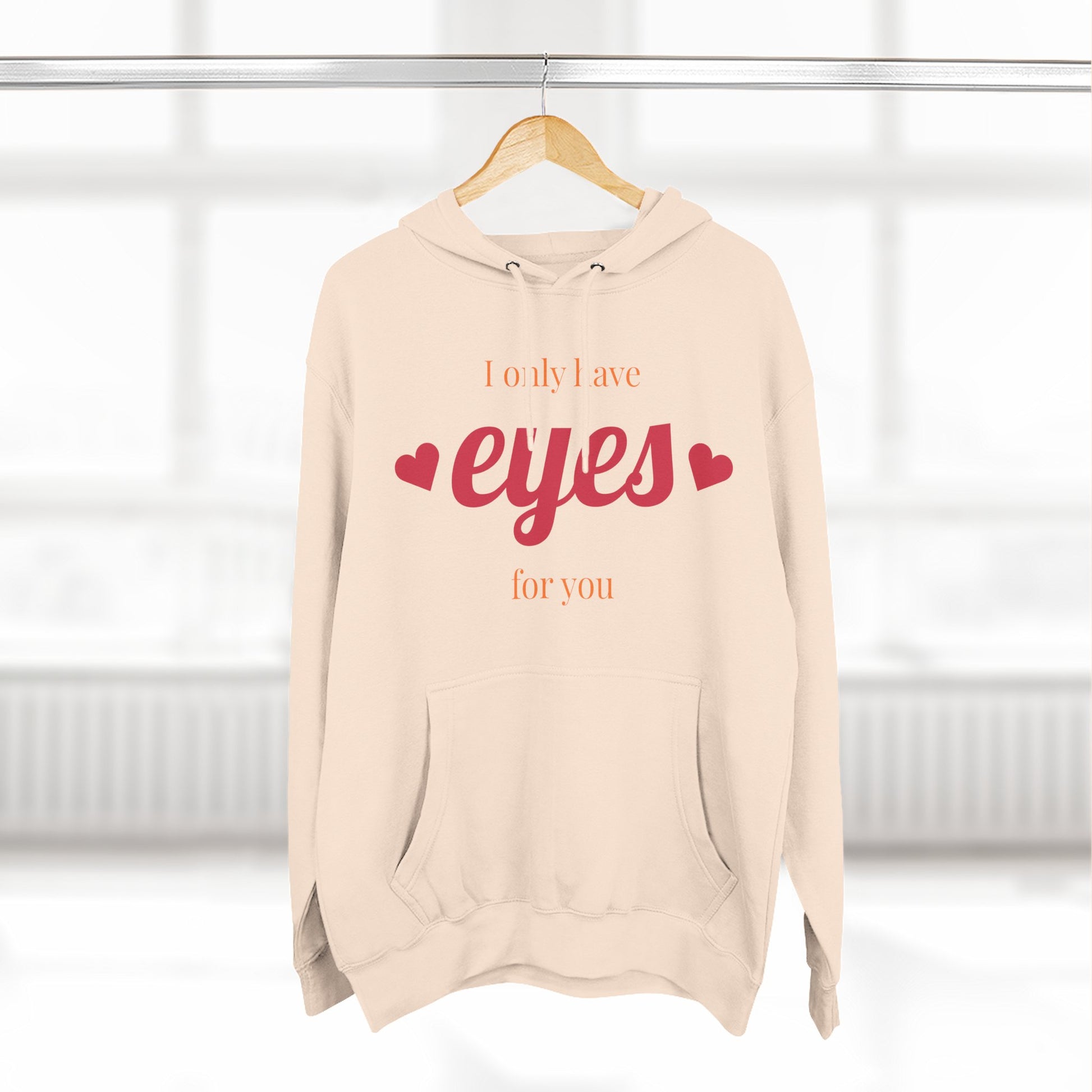Three-Panel Fleece Hoodie
