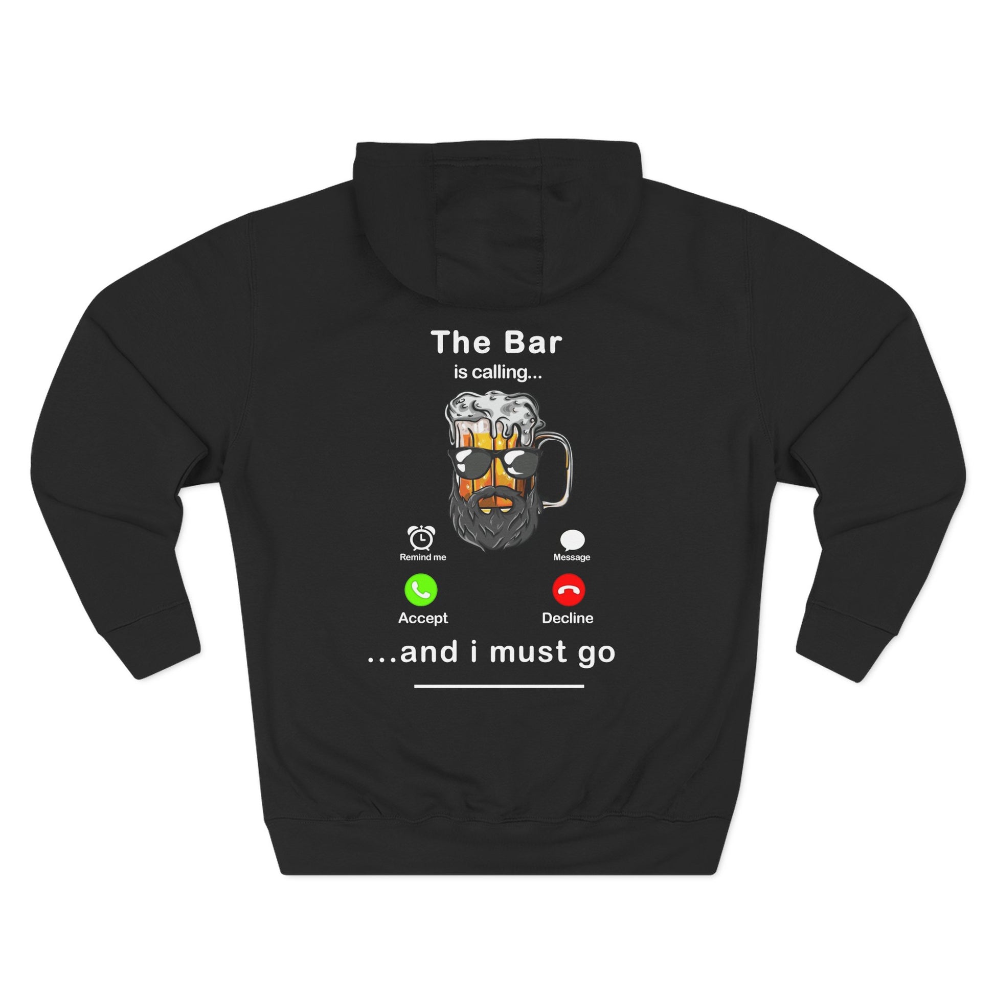 Three-Panel Fleece Hoodie