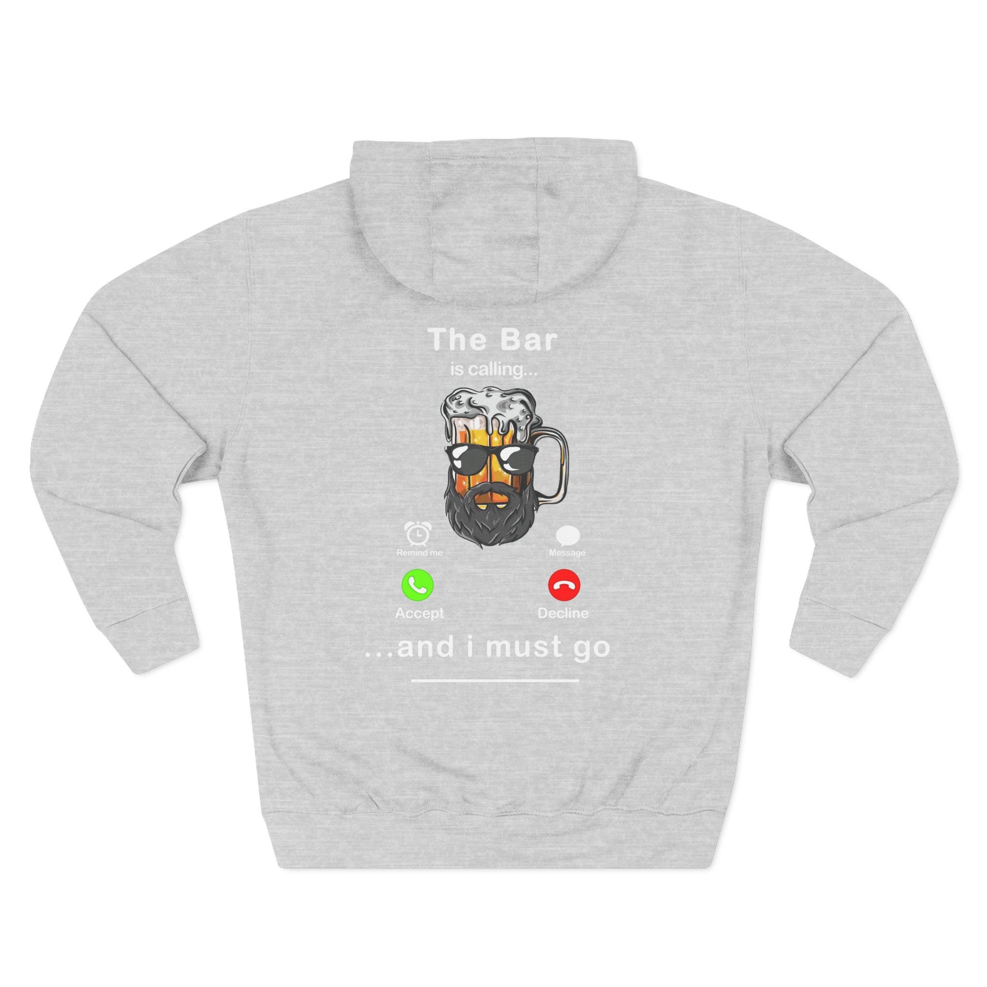 Three-Panel Fleece Hoodie