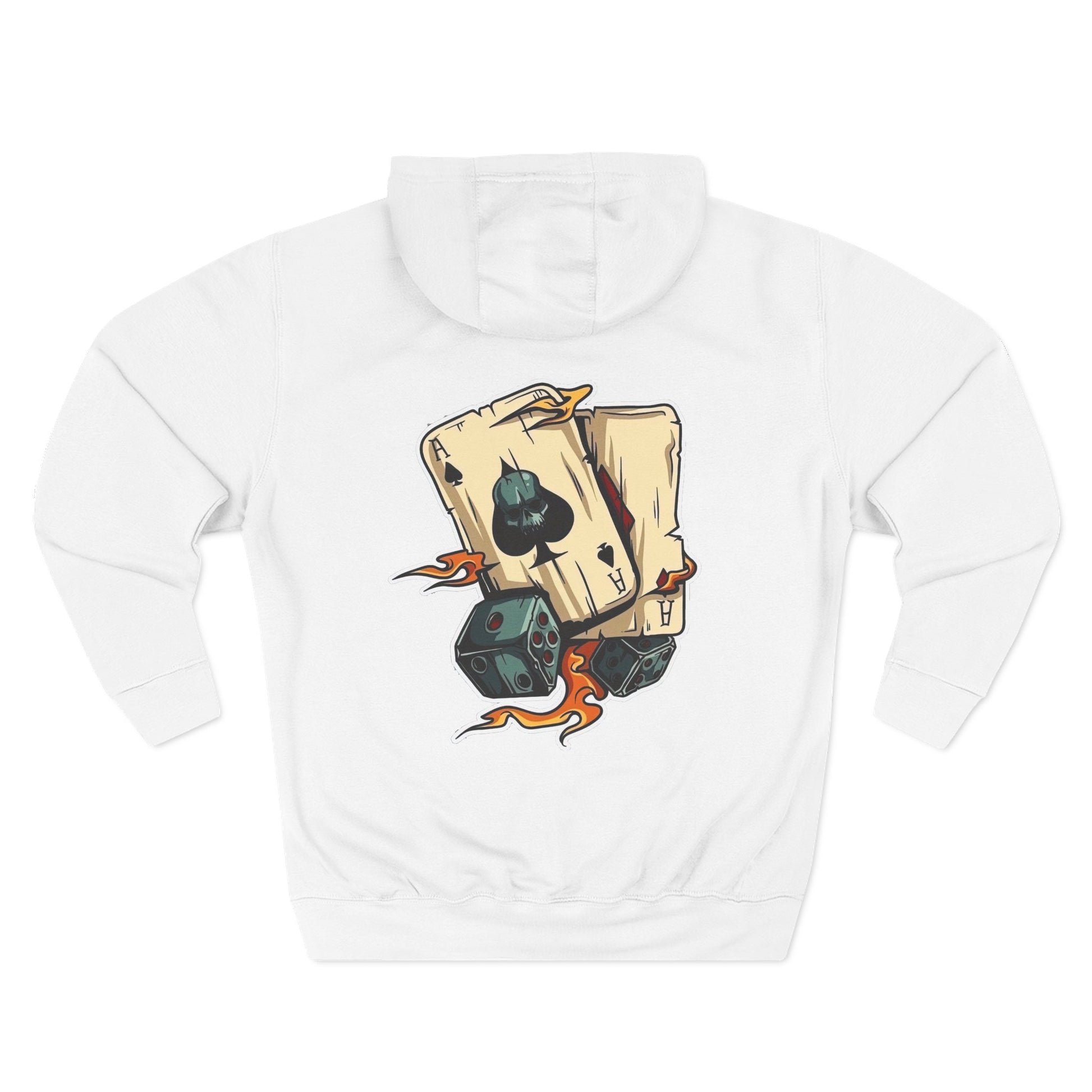 Three-Panel Fleece Hoodie